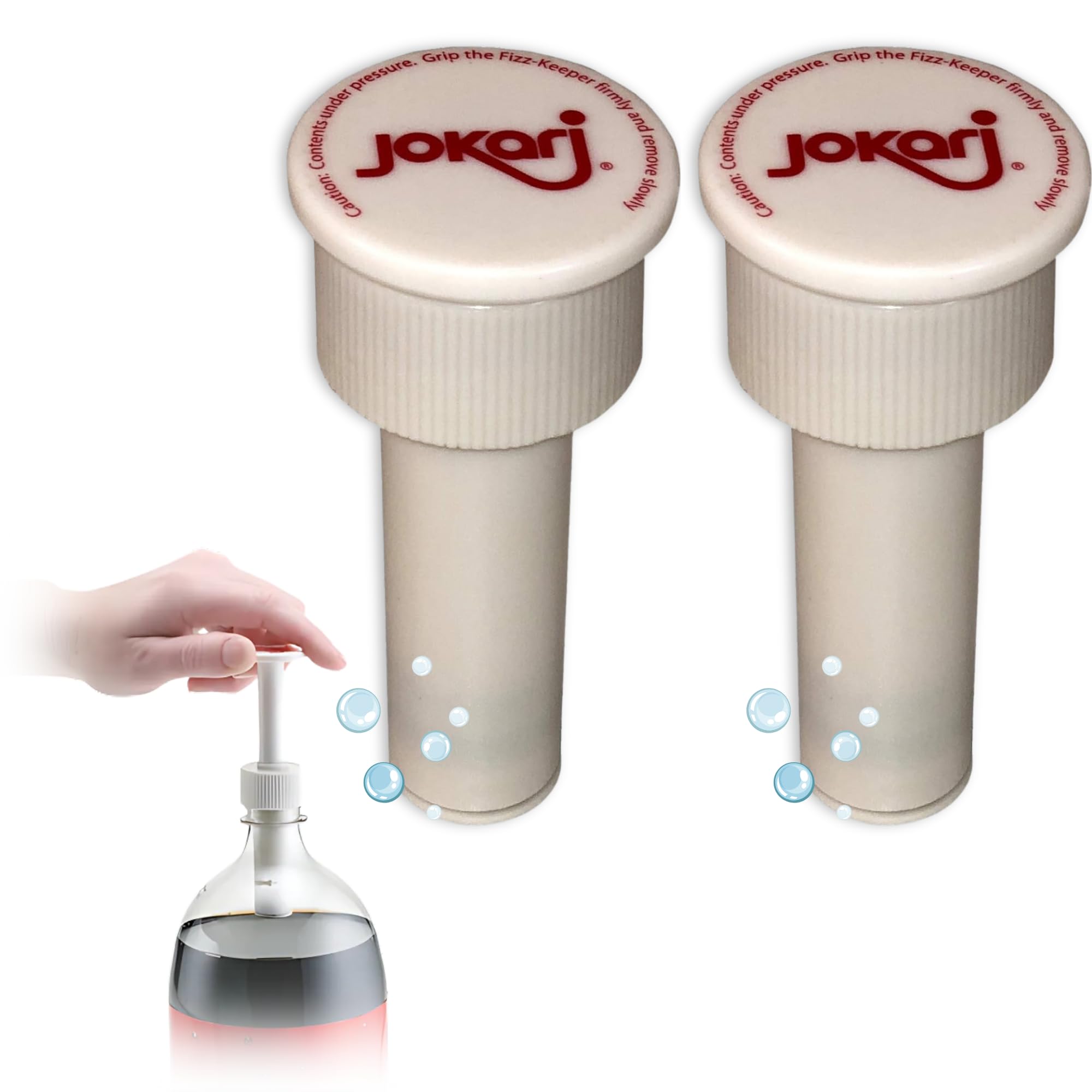 Jokari Fizz Keeper enroscable para botellas 1L conserva carbonatación
