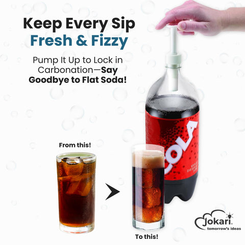 Tapa bomba Jokari para 2L ideal para cola y seltzer