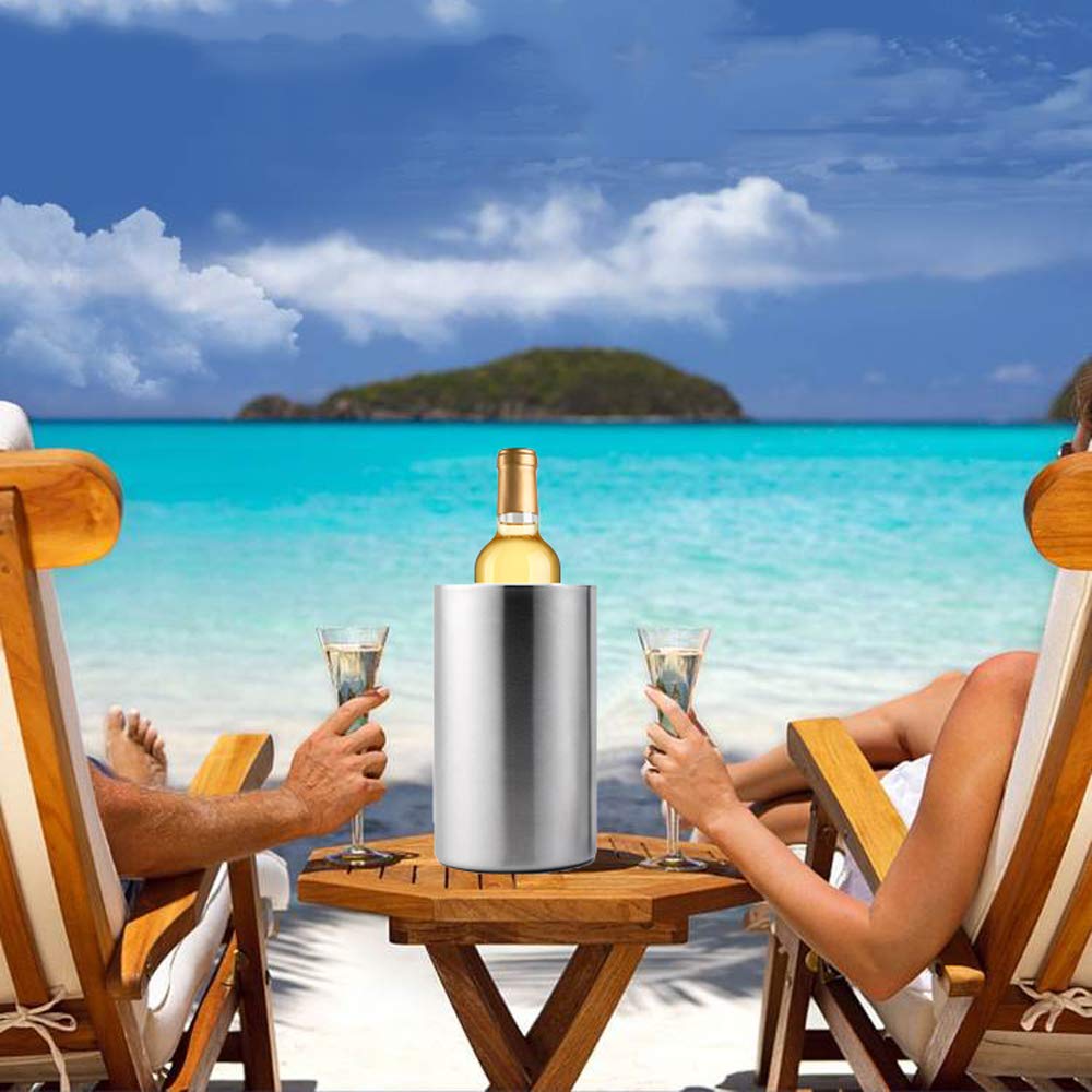 Jolitac enfriador-vino-diseño moderno aporta elegancia a cualquier ocasión