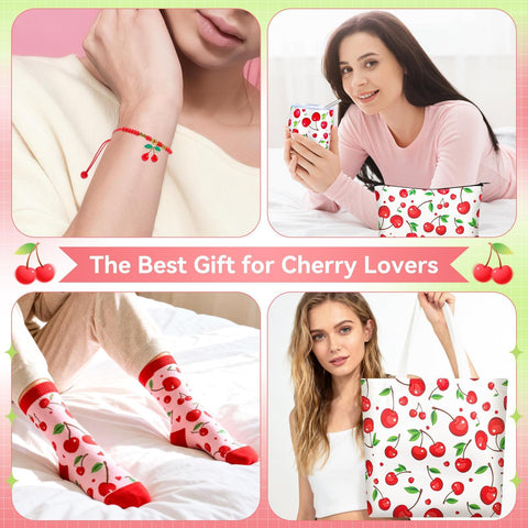 Llavero JolliKids cereza, compacto y decorativo para bolsos.