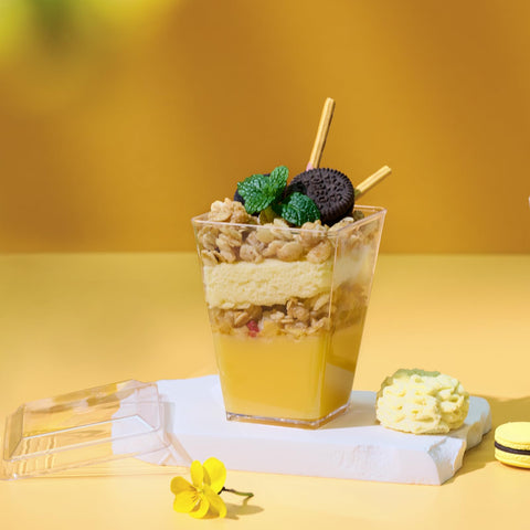 Cucharas desechables JOLLY CHEF con copas para servicio rápido