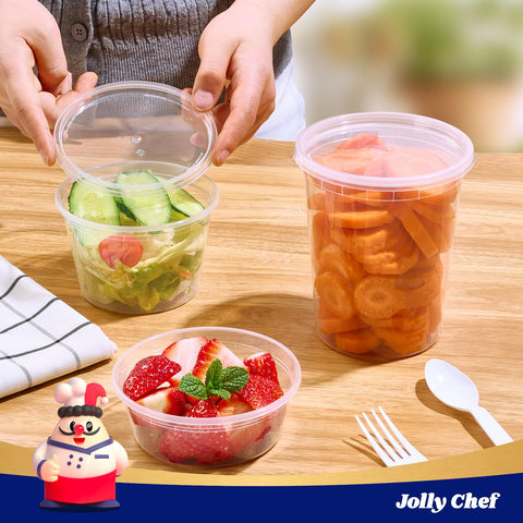 Diseño apilable de JOLLY CHEF Deli ahorra espacio en la cocina.
