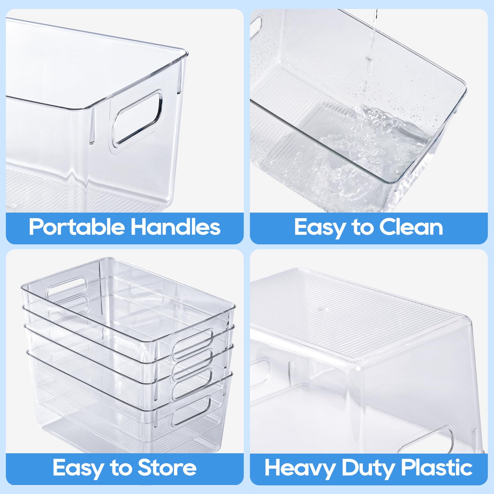 JollyPack bandejas apilables para ahorrar espacio en cocina y armarios