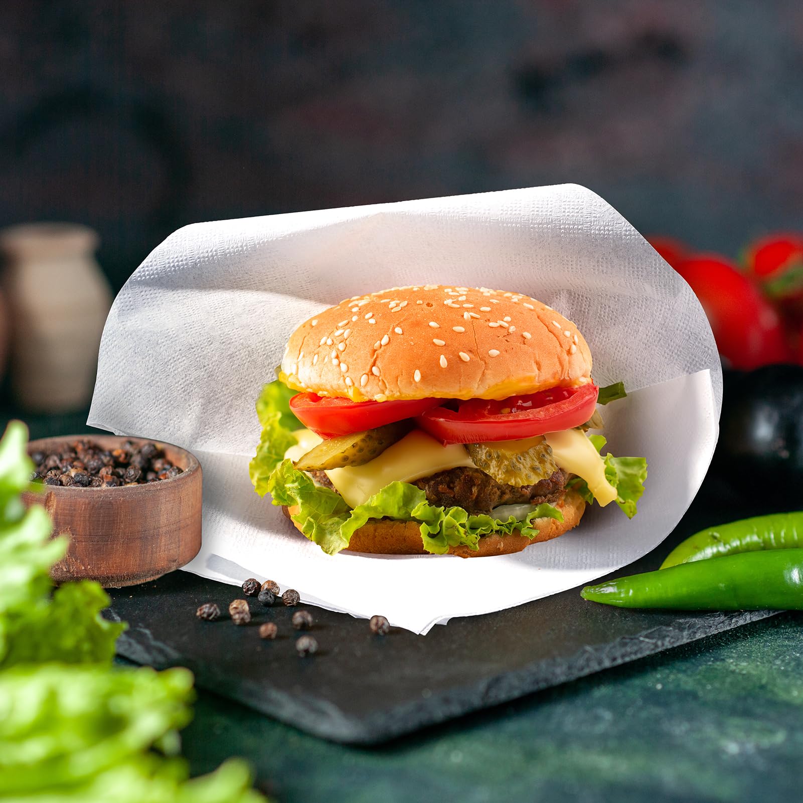 JollyPack servilletas para eventos y fiestas, versátiles para bebidas y comidas.