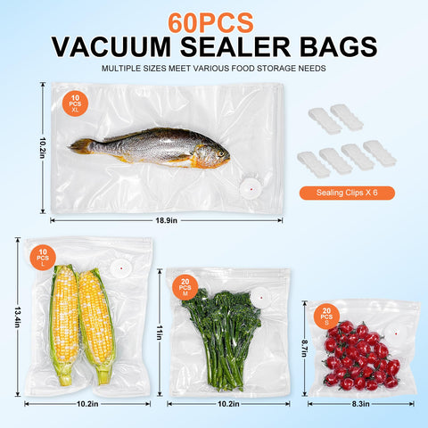 Bolsas Joongoom tamaño L para carnes y verduras grandes.