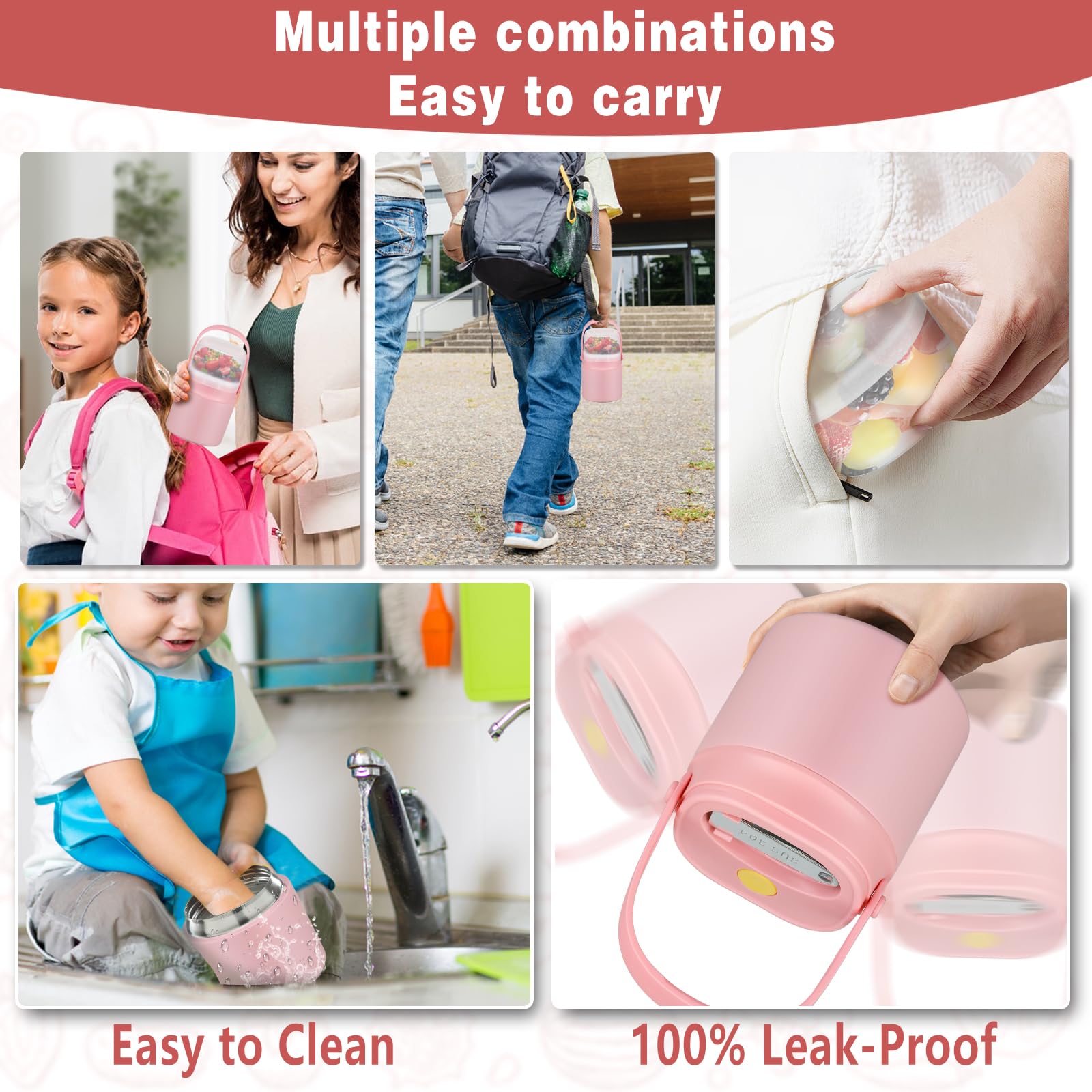 Asa de silicona de JOOPETALK para transporte cómodo.