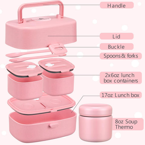 JOOPETALK bolsa aislante para almuerzo, facilita llevar todo en un solo bolso.