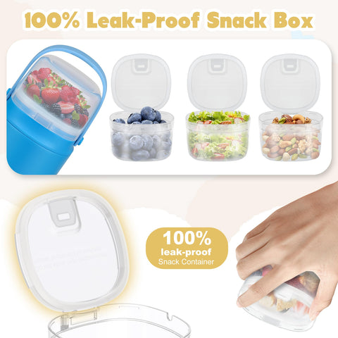 JOOPETALK contenedor snack 7 oz, ideal para acompañar comidas