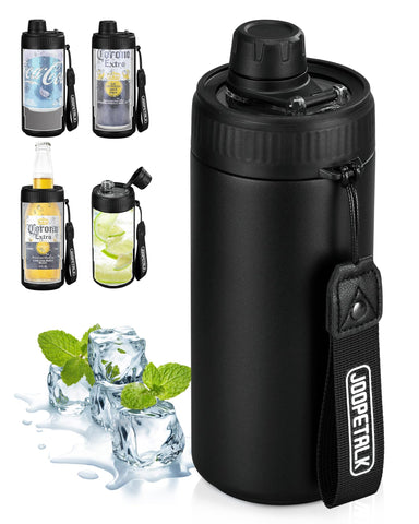 JOOPETALK enfriador universal para latas y botellas mantiene fríos por horas.
