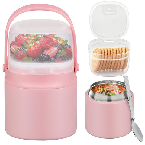 JOOPETALK termo 2 en 1 para sopa y merienda, ideal para comidas escolares.