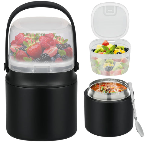 Termo JOOPETALK para sopa de 14 oz, mantiene la comida caliente durante el día.