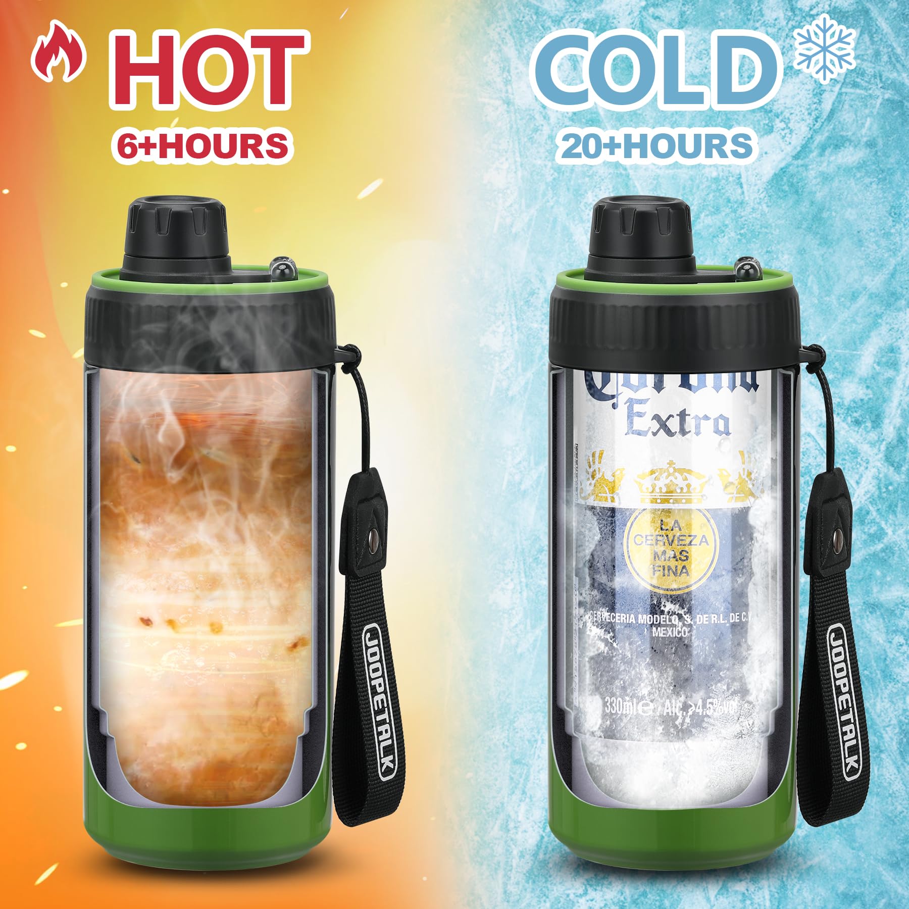 JOOPETALK universal can cooler con aislamiento doble, mantiene bebidas frías