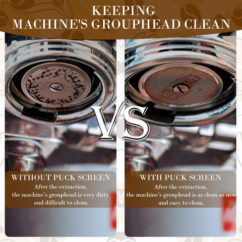 Jopgeey puck screen 53-5mm 54mm portafiltro: compatible con Breville Barista.