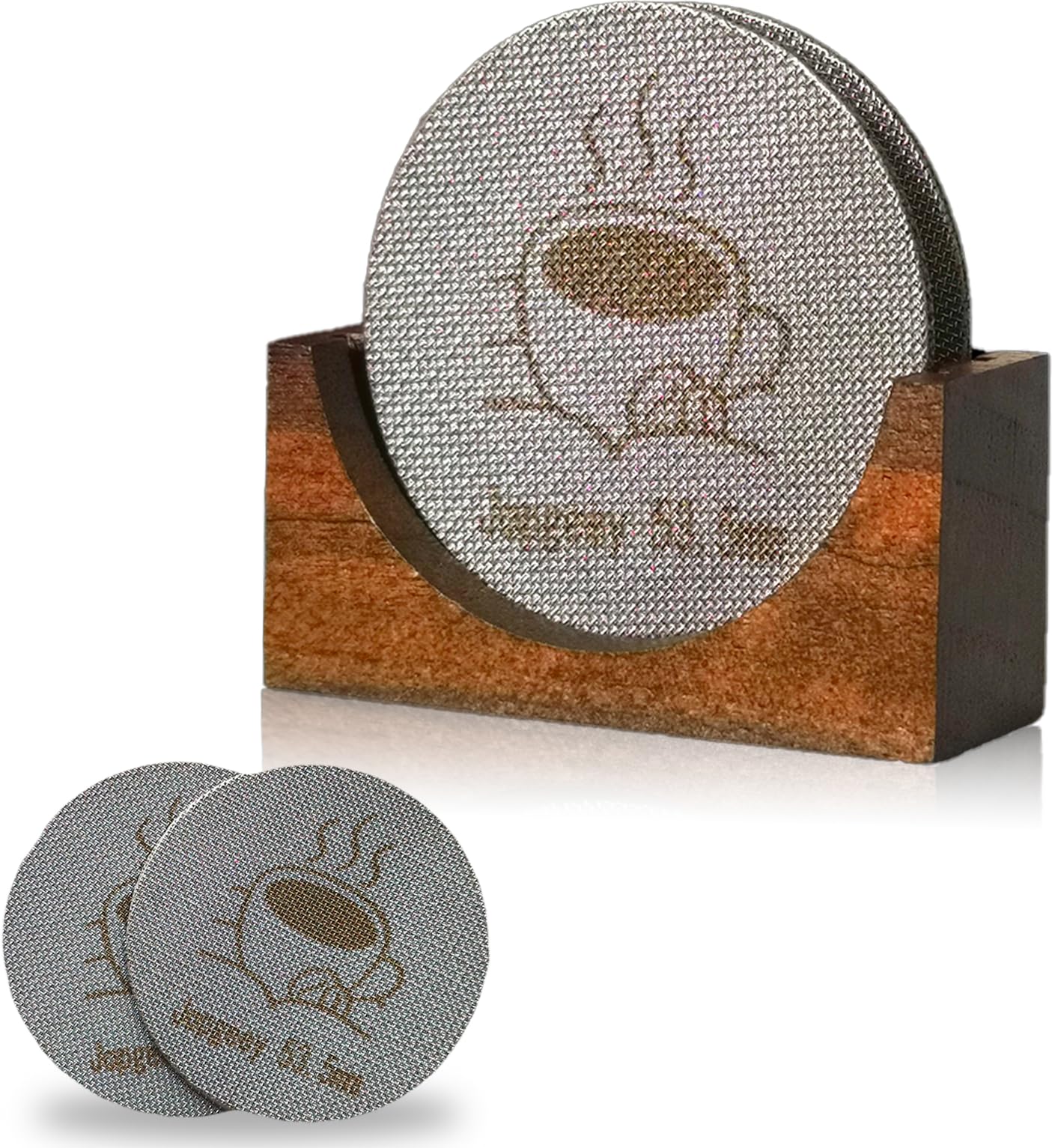 Jopgeey puck screen 53-5mm: dos unidades para extracciones consistentes y ahorro.