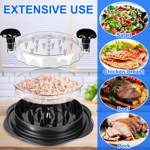 Jopplim picadora con placa separadora para recoger carne desmenuzada