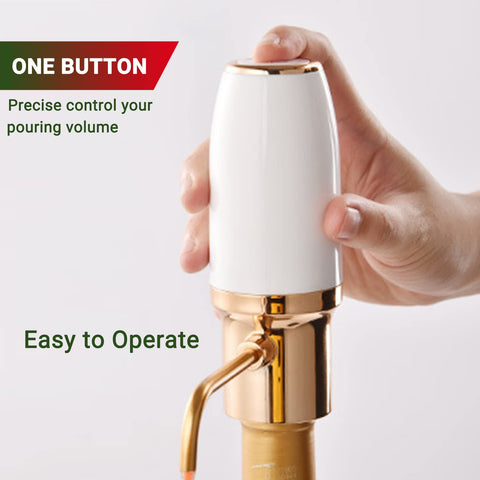 JOQINEER dispensador automático de vino para verter con aeración integrada.