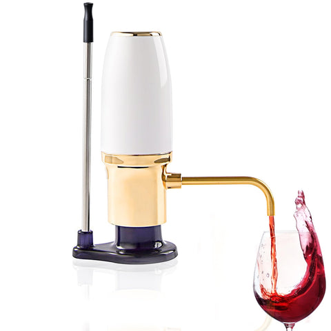 JOQINEER aireador eléctrico de vino para aeración rápida y suave.