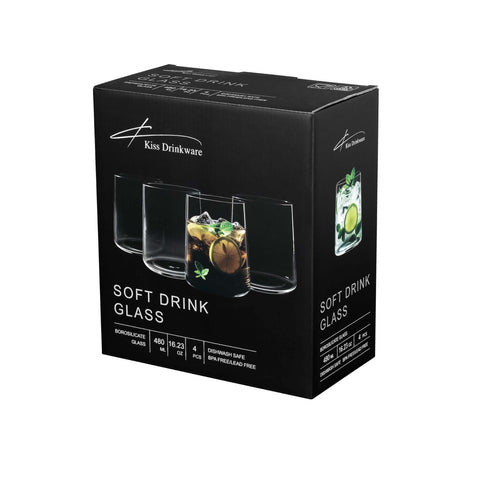 Vaso para uso diario Joseph Sedgh Colección, apto para agua, jugos y bebidas frías.