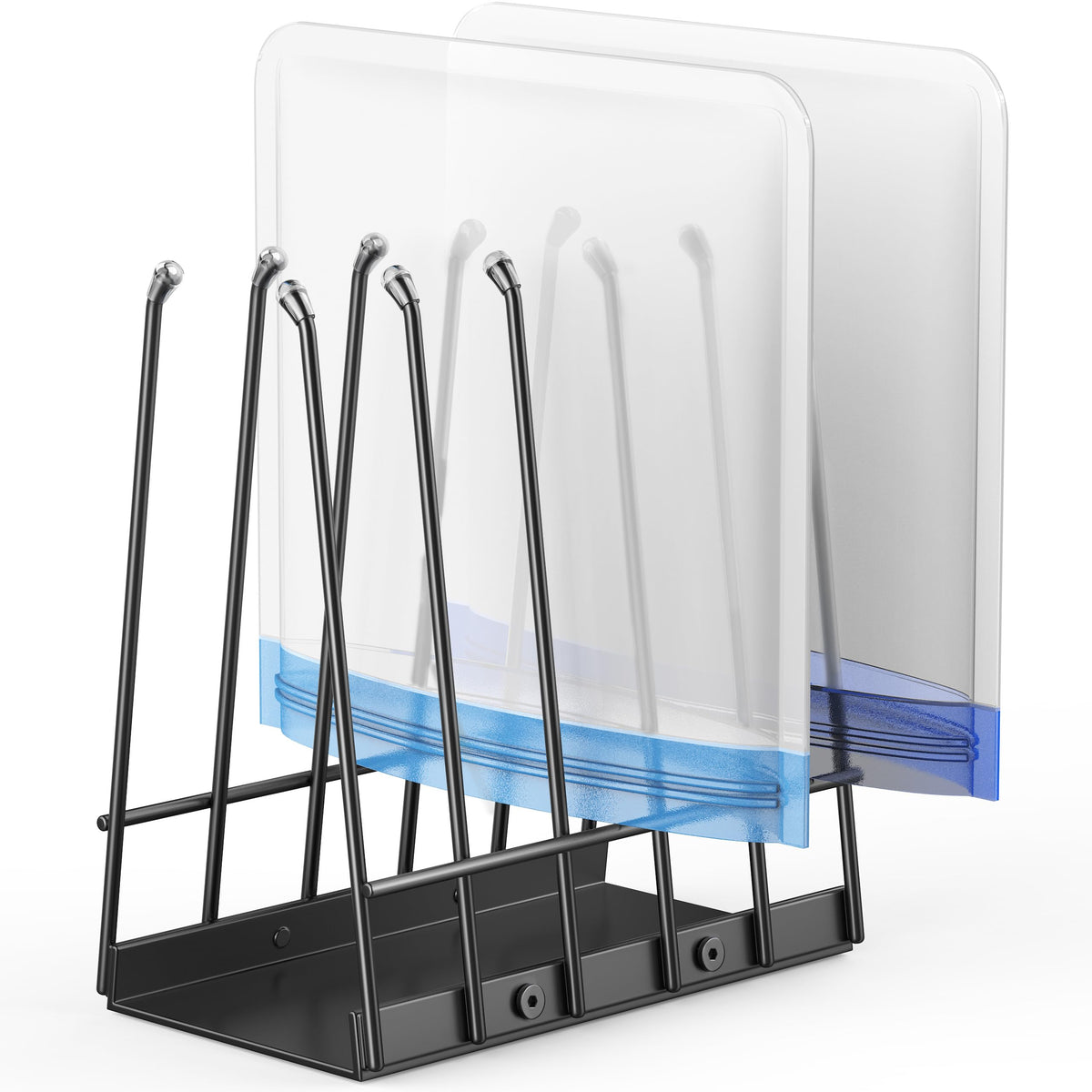 Josmimic escurridor de bolsas plegable para secado rápido en la cocina