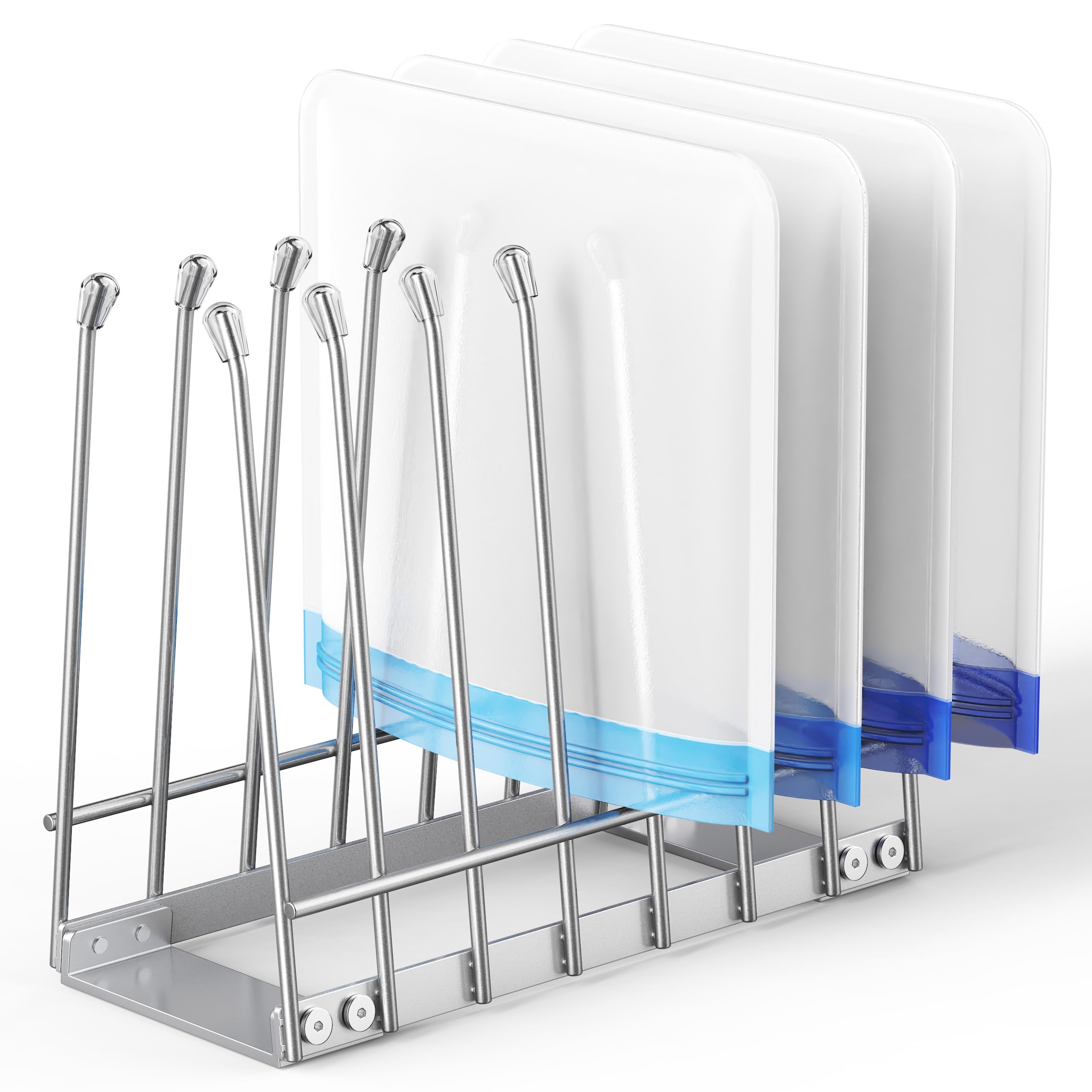 Josmimic estante-secado para bolsas reutilizables, plegable y ligero.