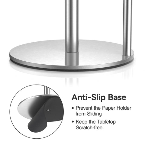 Patas de silicona antideslizante protegen la encimera y evitan deslizamientos.