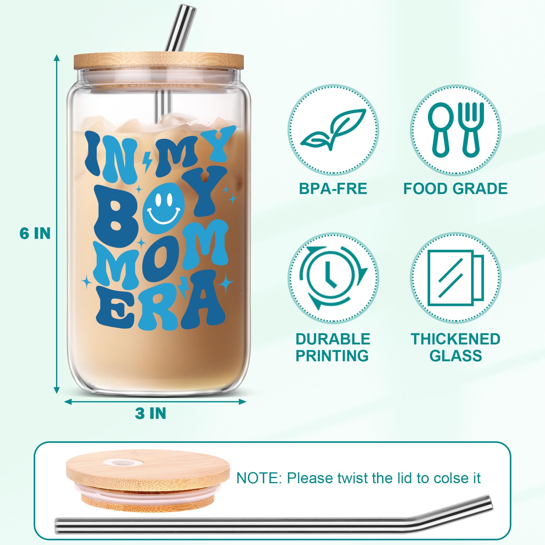 Taza JOSTTER 16oz diseño-robusto: duradera para uso diario en casa u oficina.