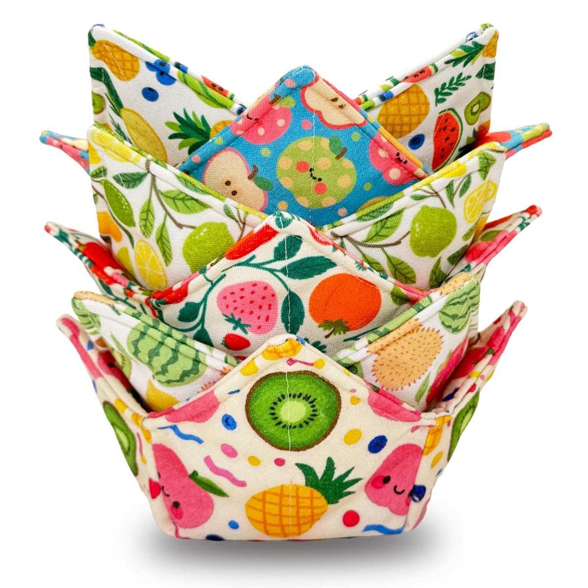 Protector de tazones JounLoin: conjunto de seis colores para combinar con tu cocina.