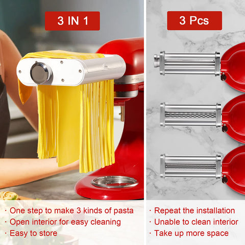 Jovan Home cortador fettuccine para láminas largas y uniformes