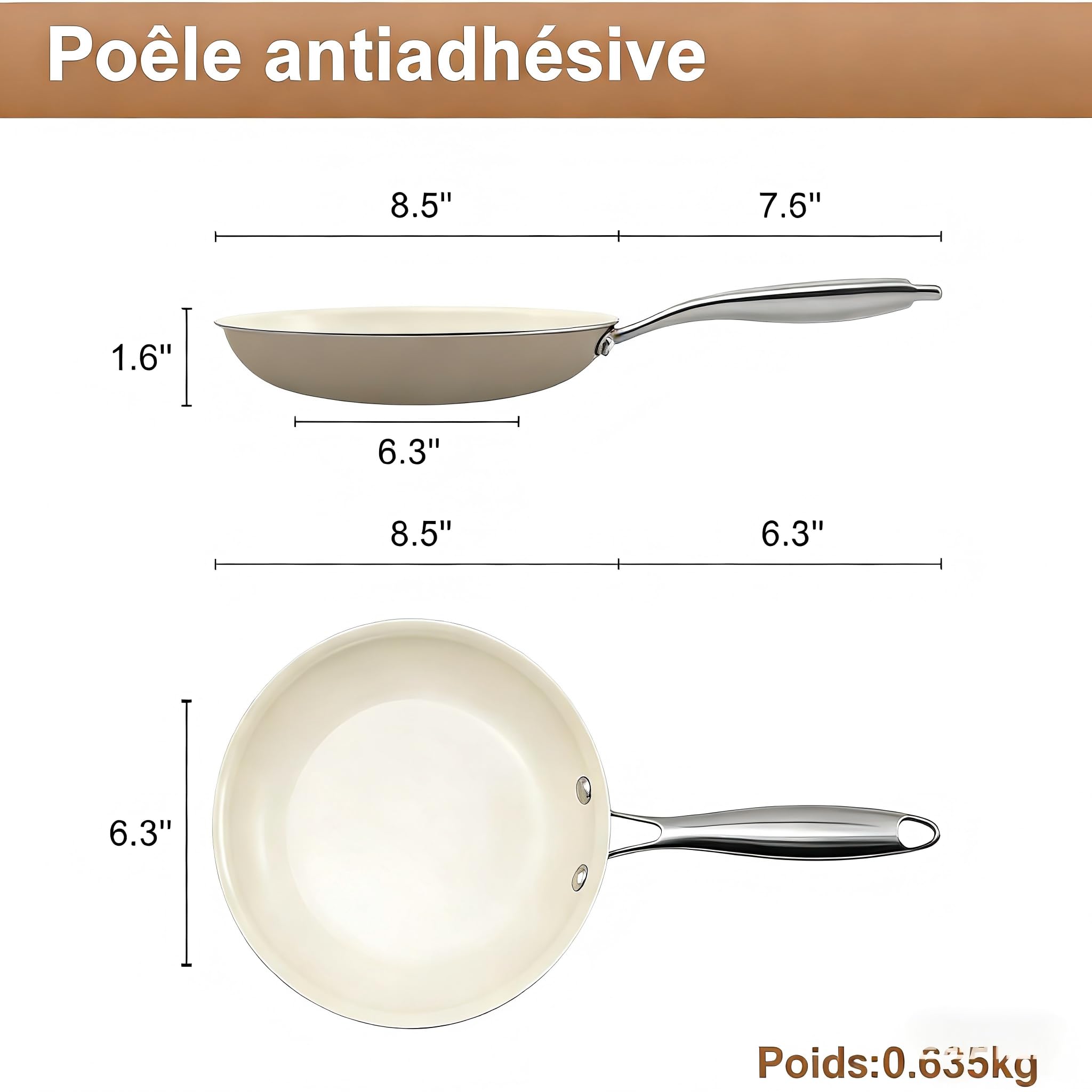 Jovire revestimiento ceramico antiadherente para cocina sin pegar y limpieza rapida