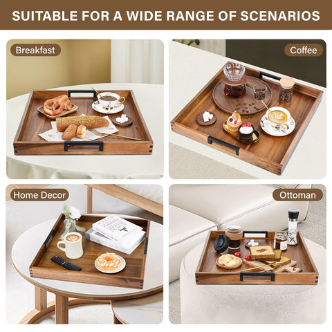 Joy&Grace base de acacia protege muebles, superficie resistente a golpes