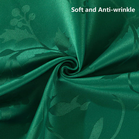 Joybest mantel navidad jacquard verde ambientación de mesa para ocasiones