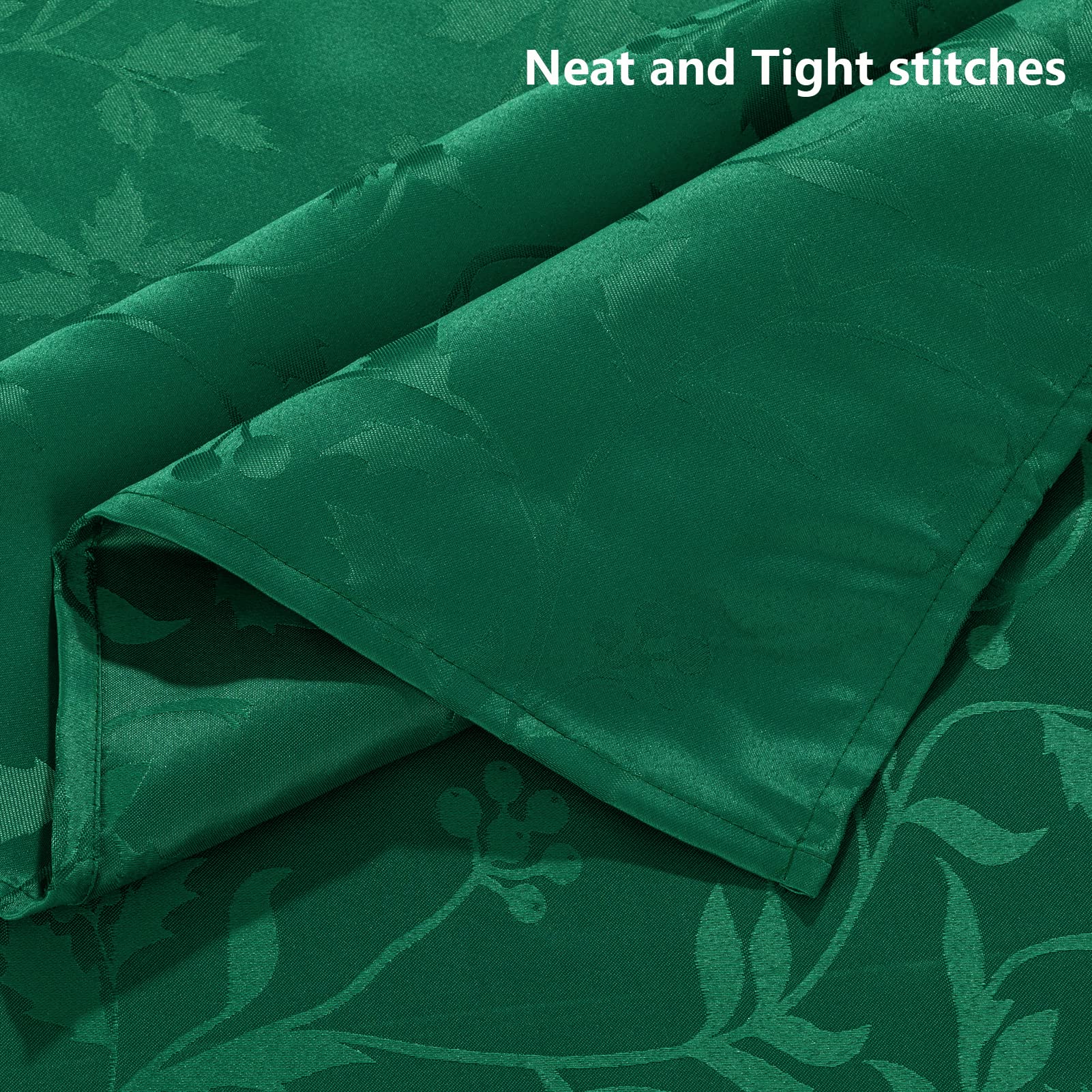 Joybest mantel navidad jacquard verde ideal para eventos y reuniones