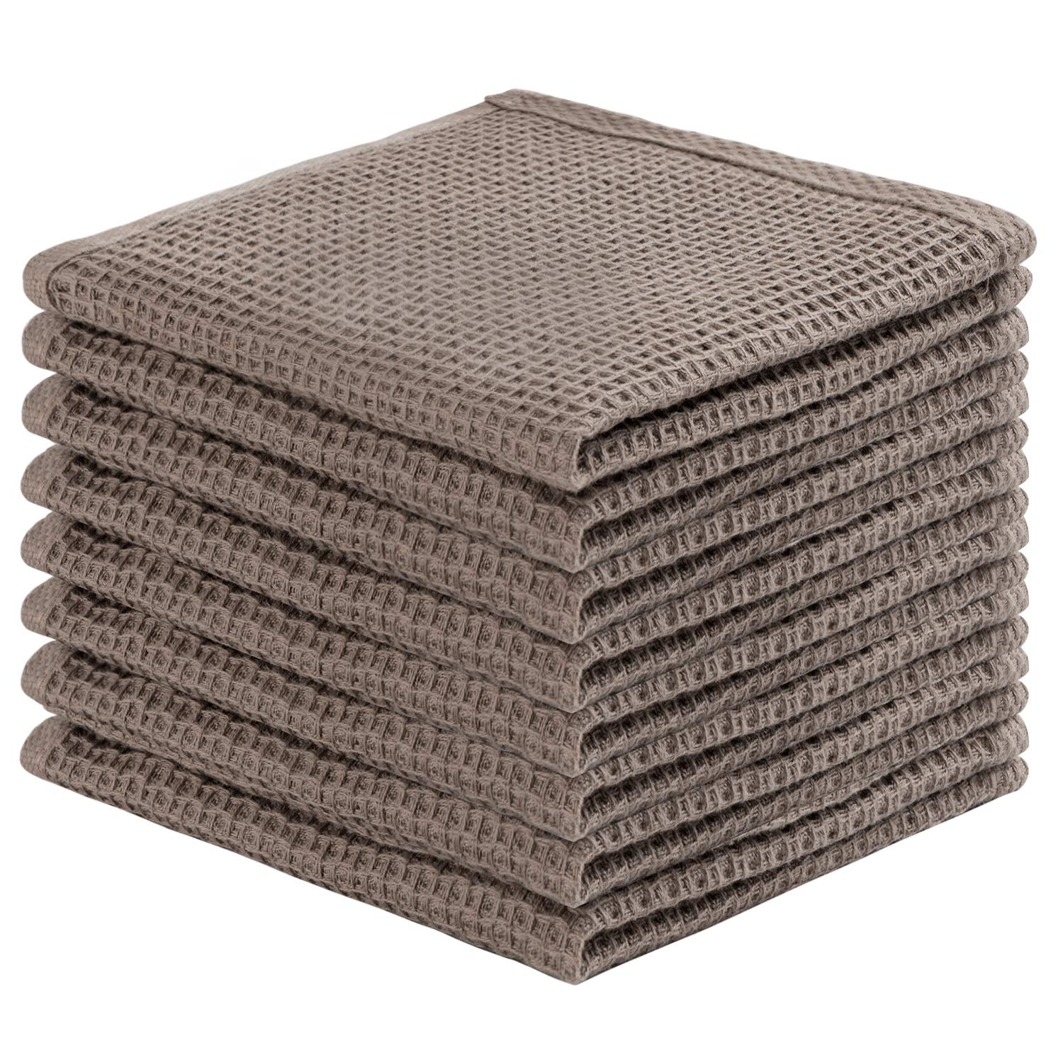 Joybest paños de cocina de algodón con tejido panaleado para uso diario y secado rápido.