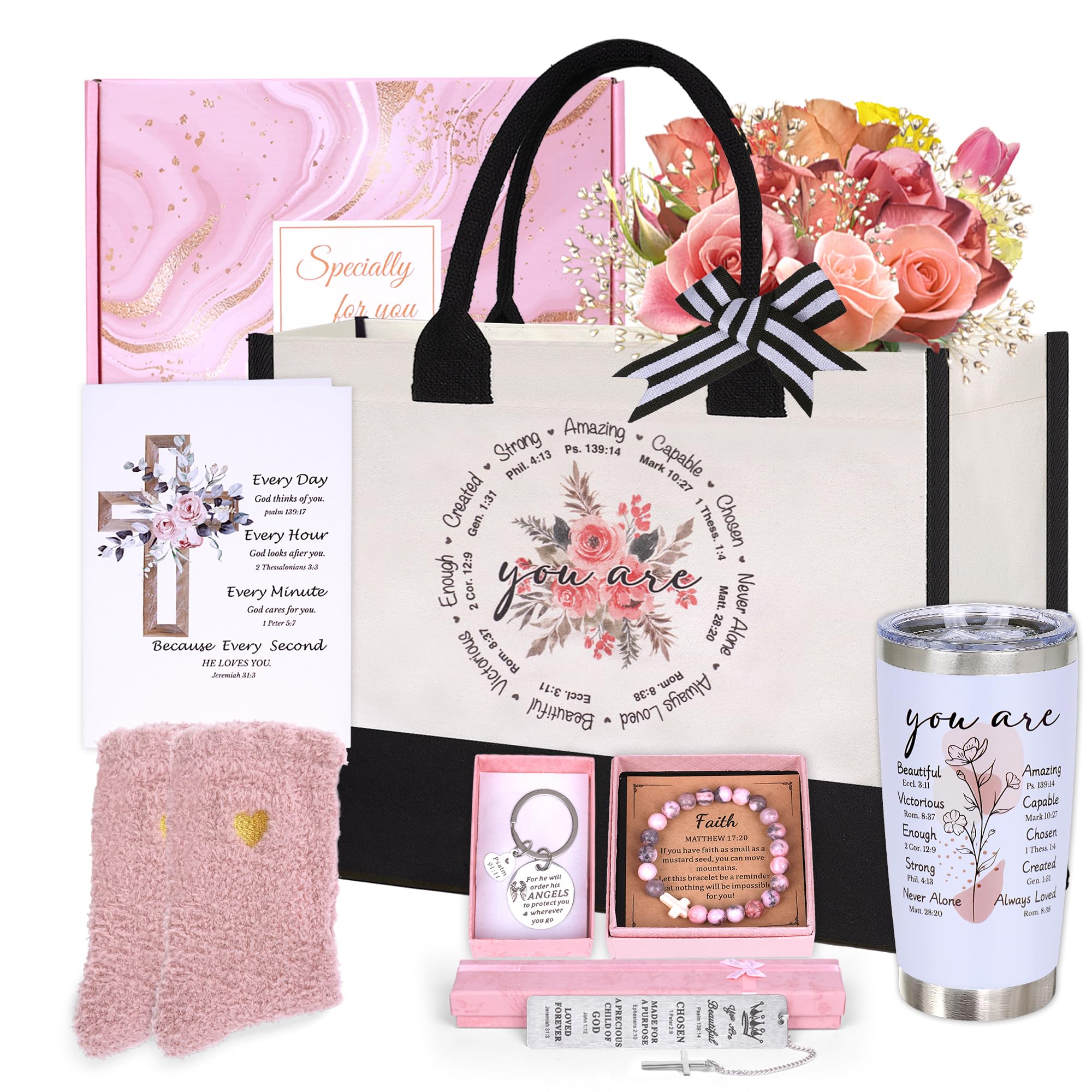 Joybuty bolsa canvas inspiradora para llevar mensajes de fe cada día