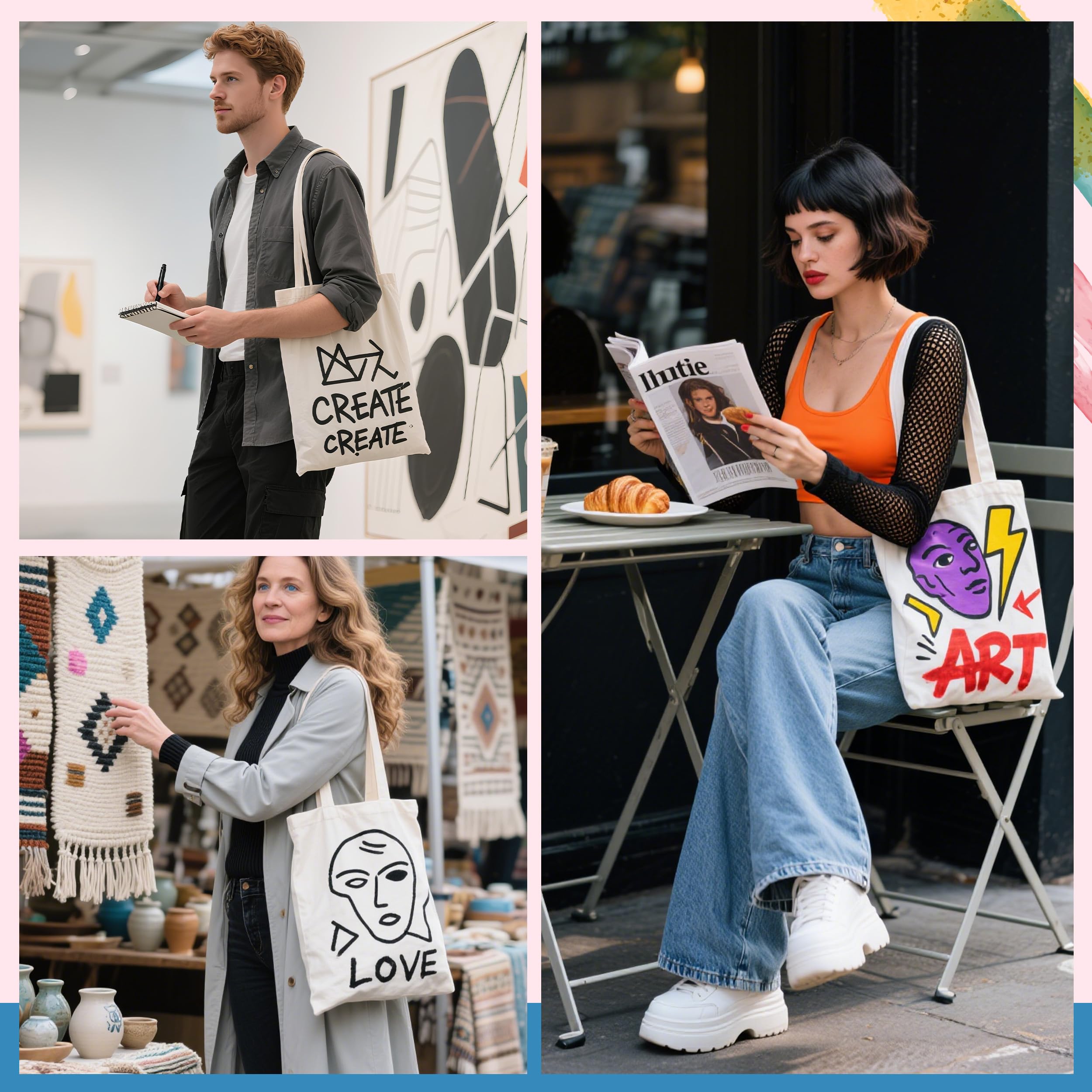 Joyclub tote lona sublimacion dibujo: crea arte único en cada tote.