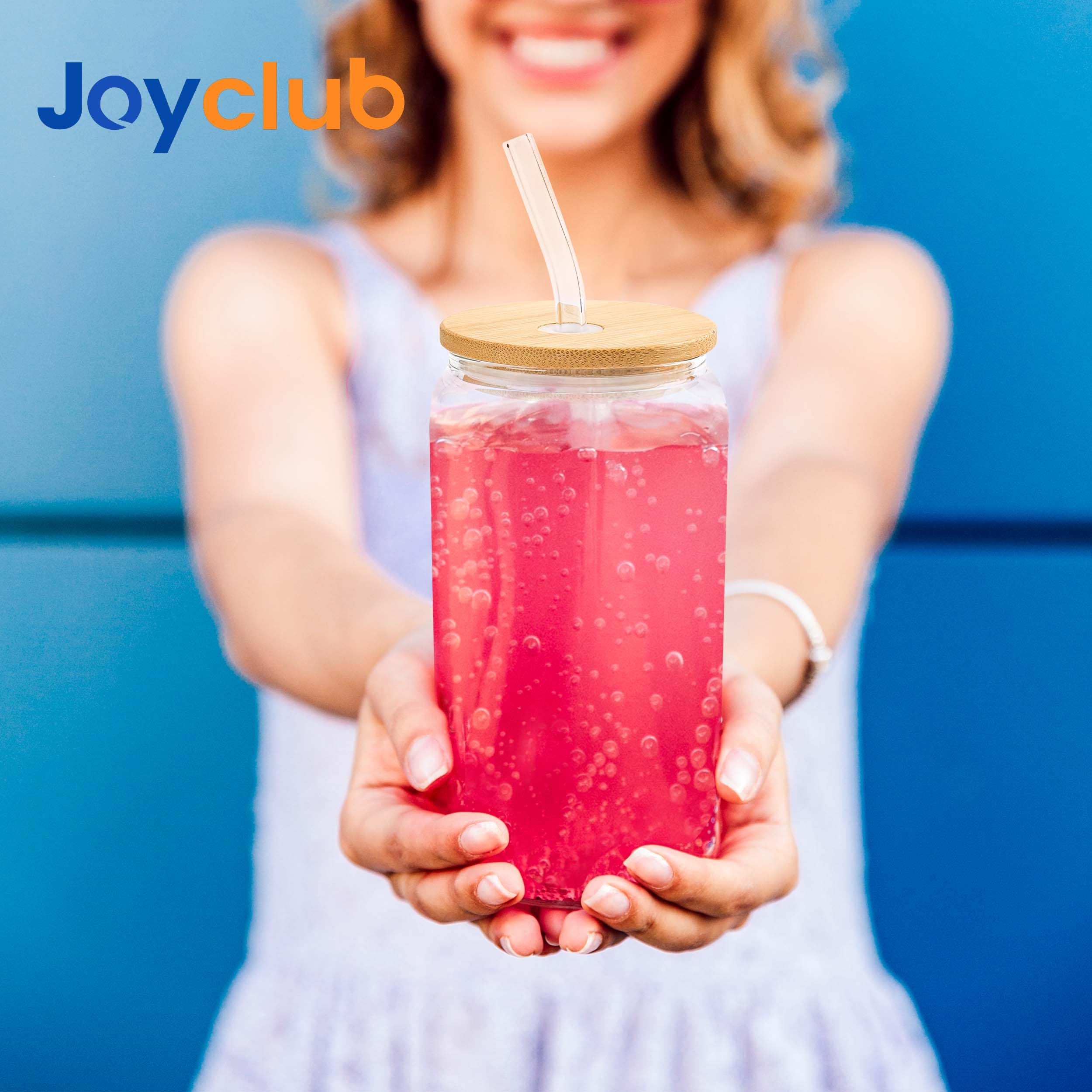 Conjunto Joyclub de vasos de cristal, ideal como regalo para bebidas
