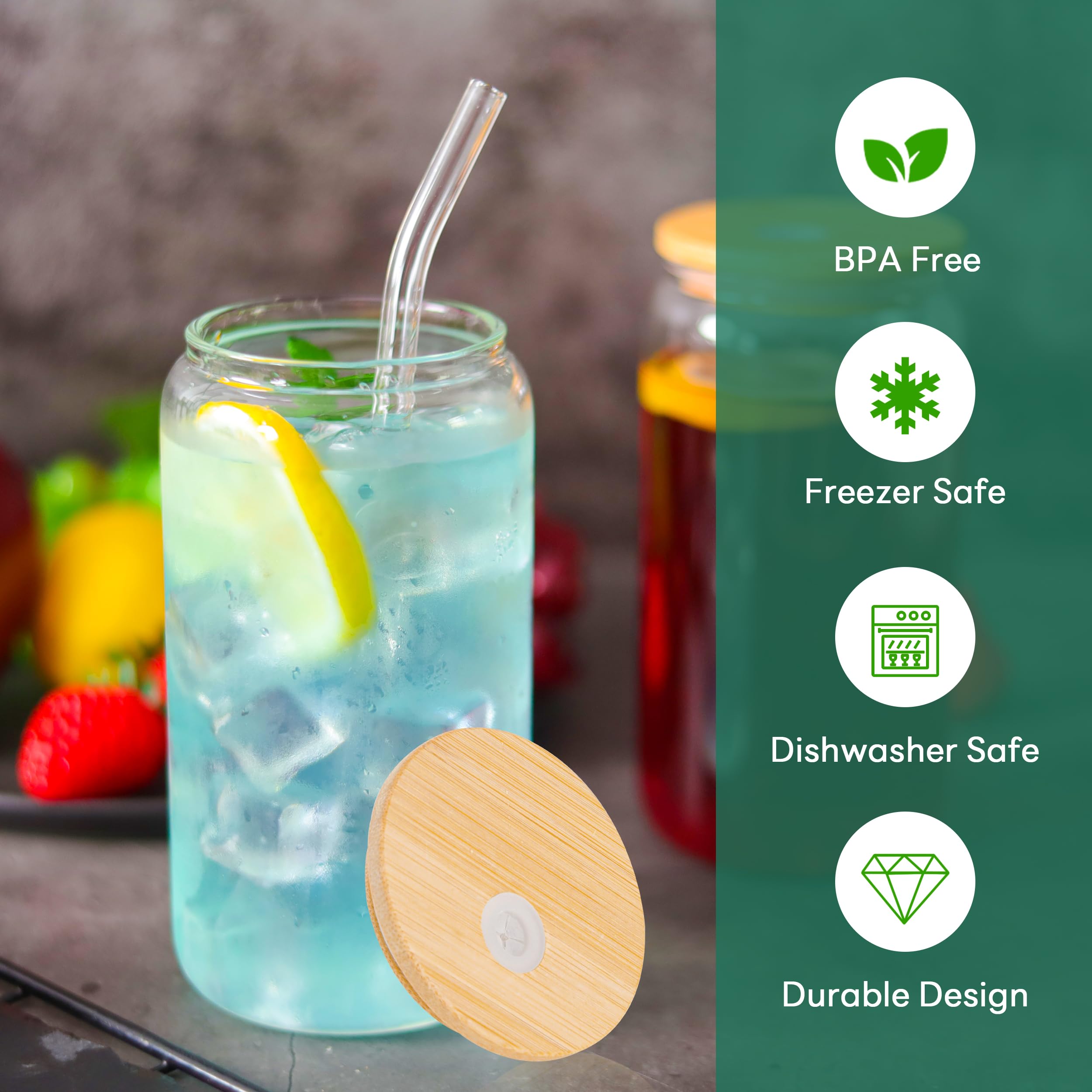 Joyclub: juego de vasos para cafetería y eventos, listo para hostelería