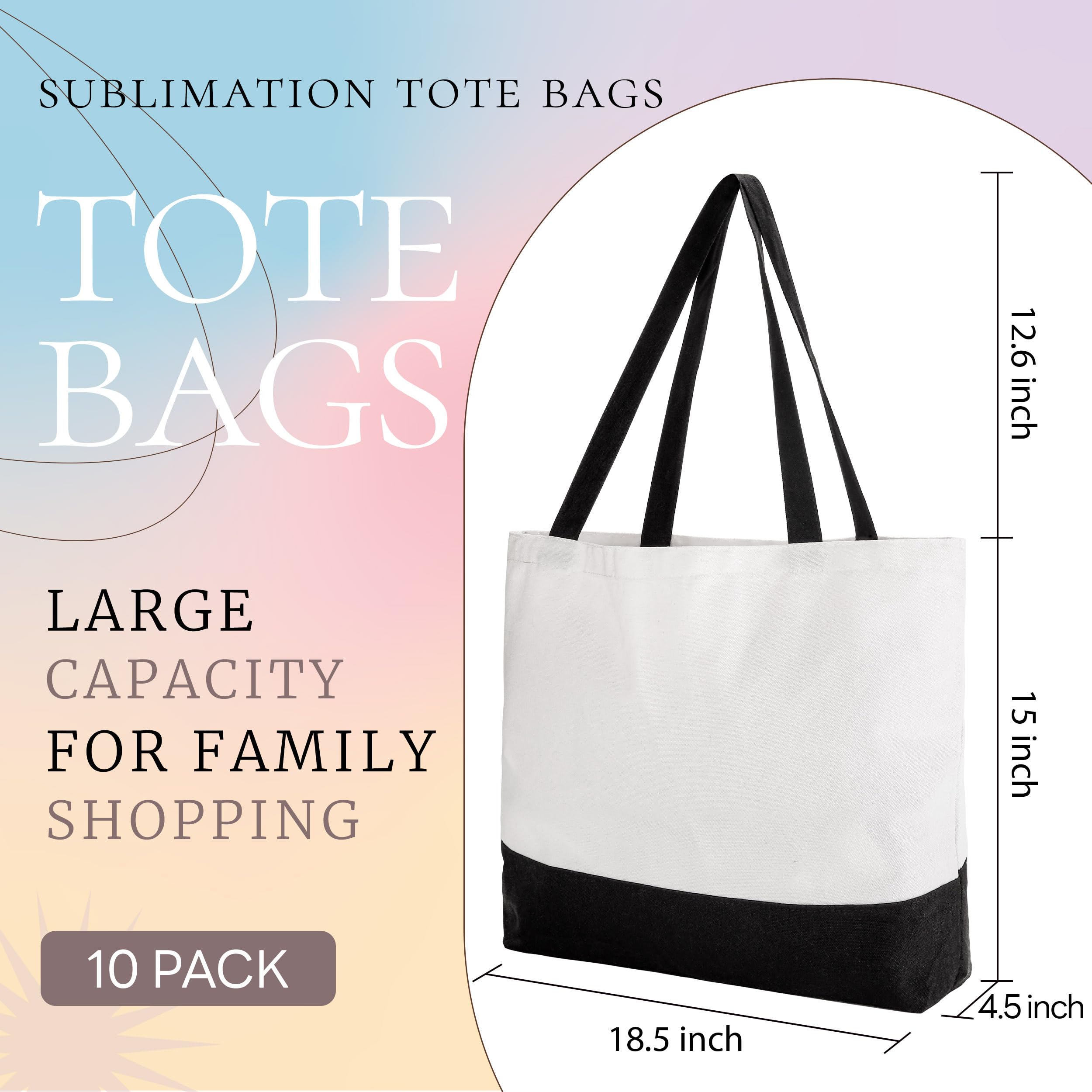 Joyclub tote espaciosa, adecuada para uso diario y transporte de objetos.