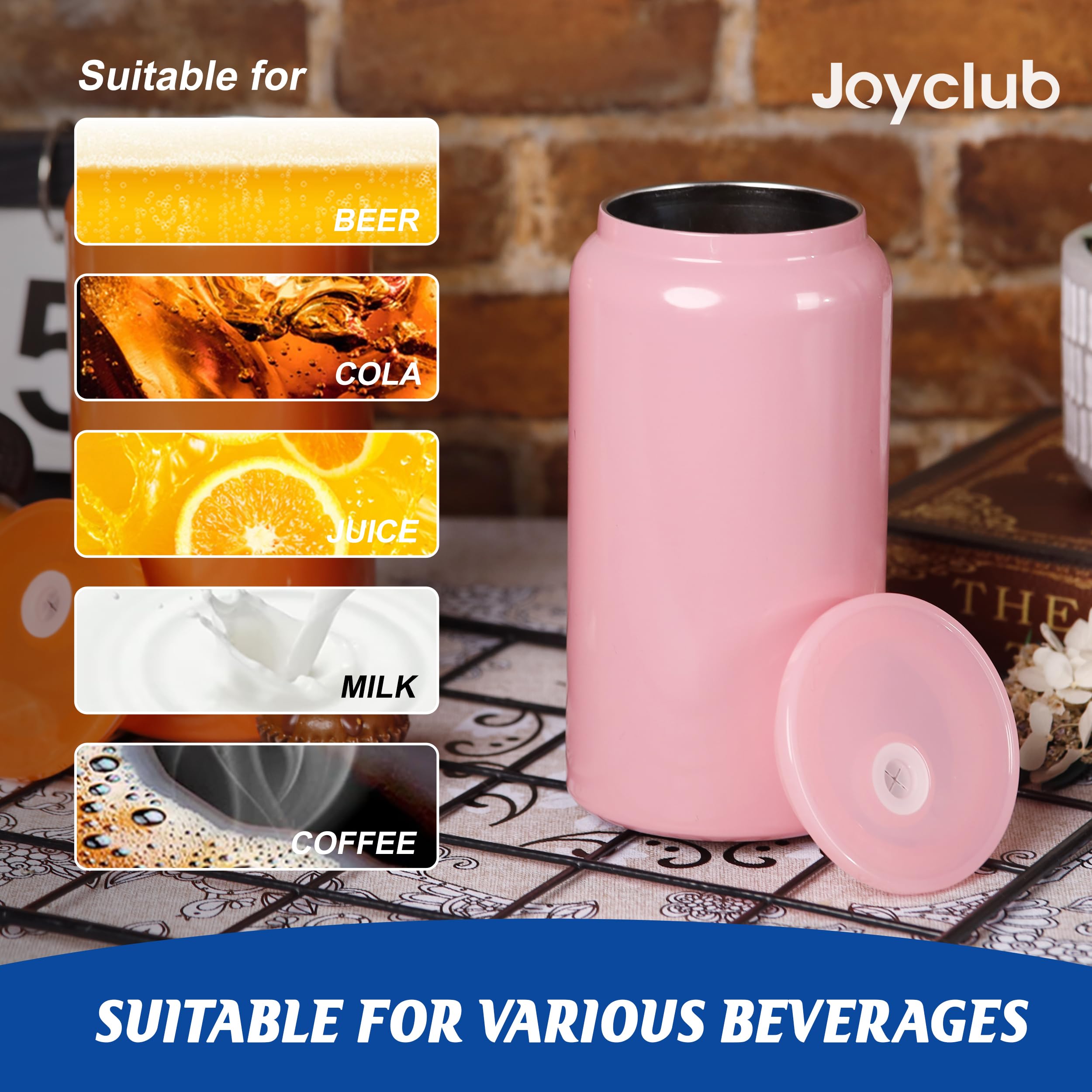 Joyclub tumbler sublimación 16oz, regalo personalizado para cumpleaños.