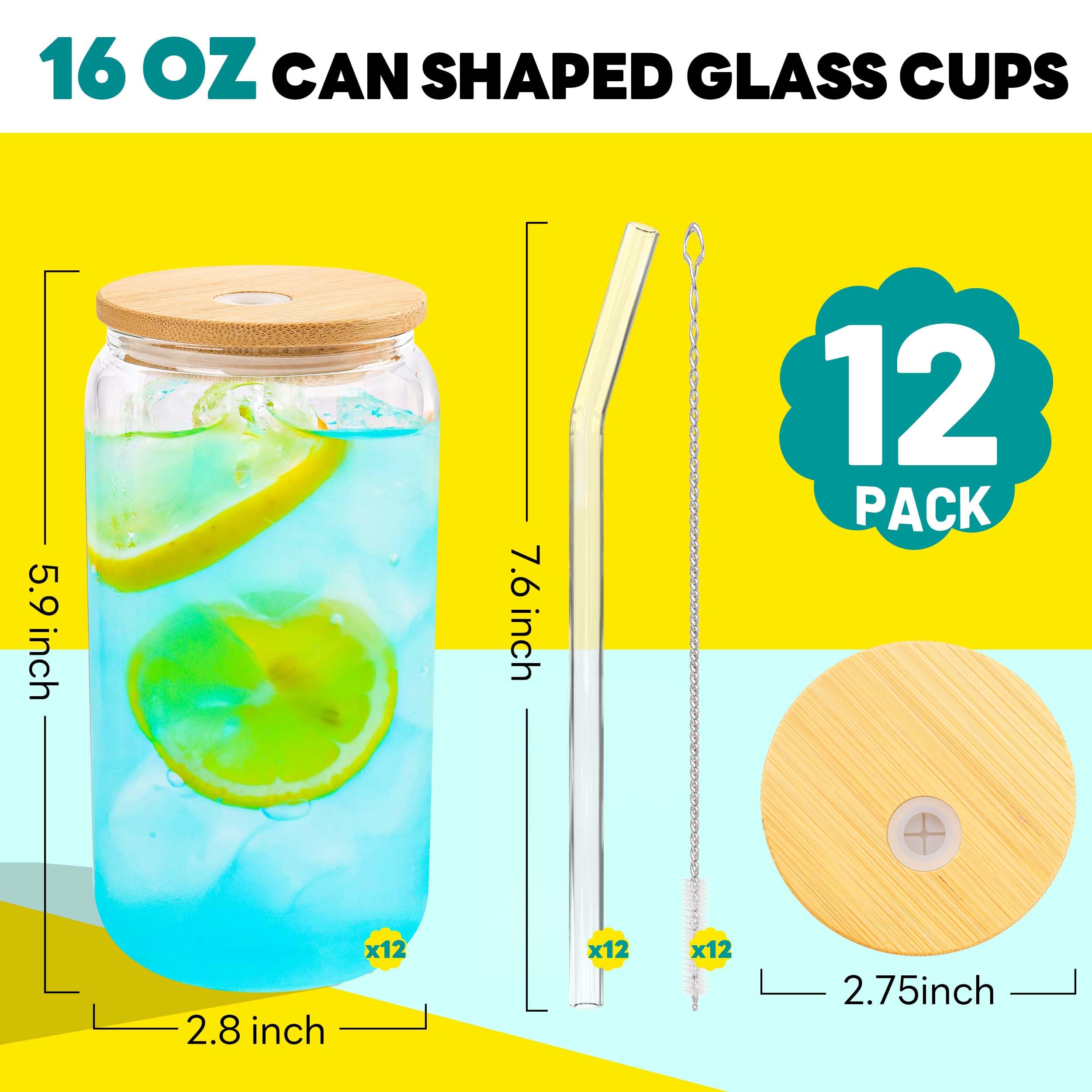 Joyclub: vaso de cristal transparente facilita ver manchas y limpiar rápidamente.