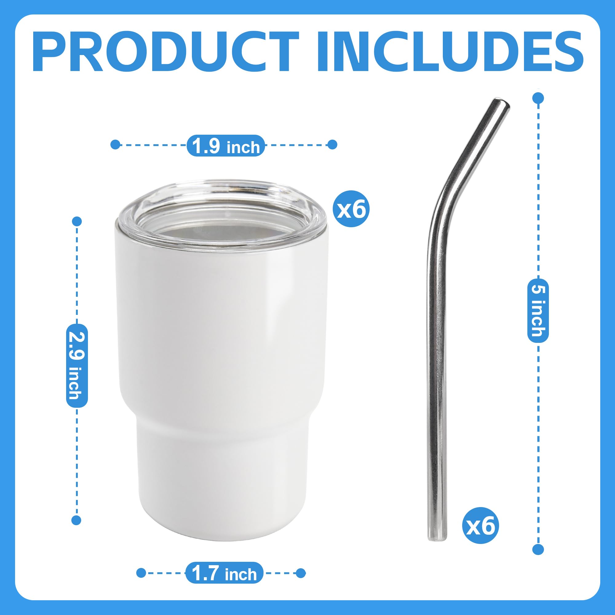 Joyclub vasos chupito mini apilables, optimizan almacenamiento en casa o viaje.