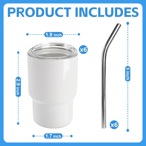Joyclub vasos chupito mini apilables, optimizan almacenamiento en casa o viaje.