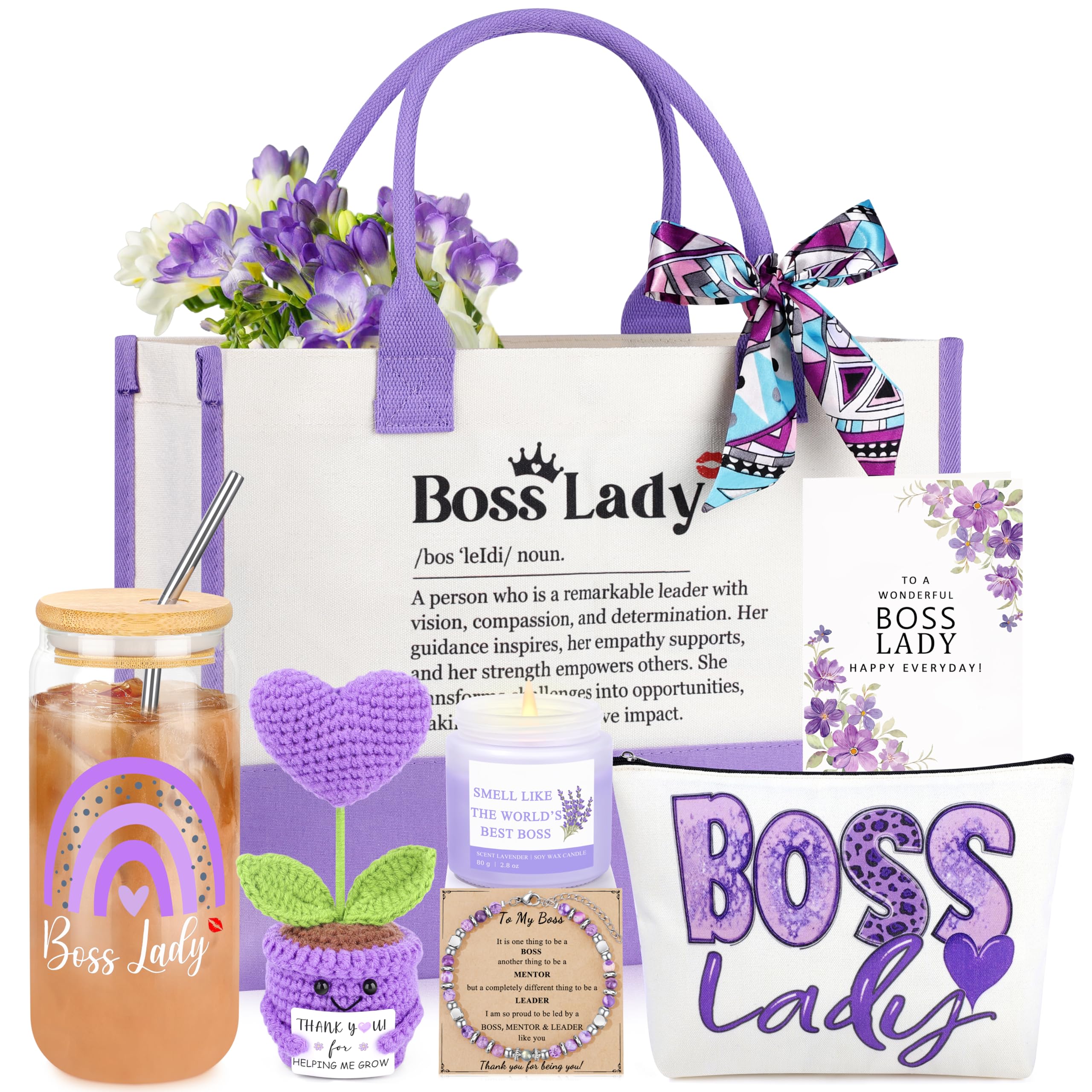JoycuFF bolsa tote de lona grande, ideal para trabajo y viajes.