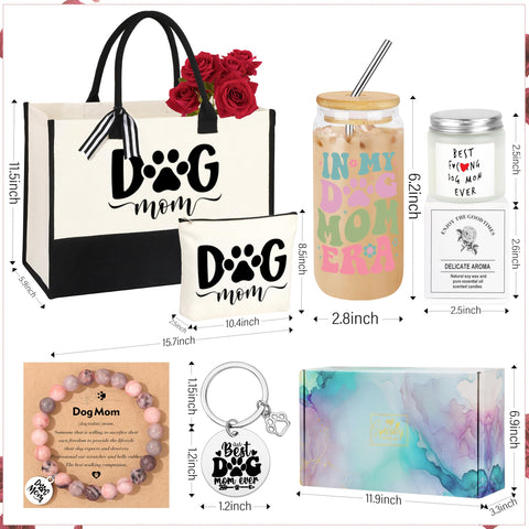 JoycuFF neceser maquillaje con motivos de perro para viajes diarios.