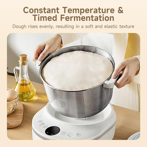 Joydeem HMJ-A701 ventana superior facilita añadir ingredientes sin interrupciones.