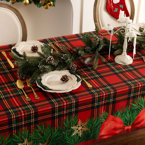 Mantel Joyfol Day realza la decoracion navideña de tu mesa.