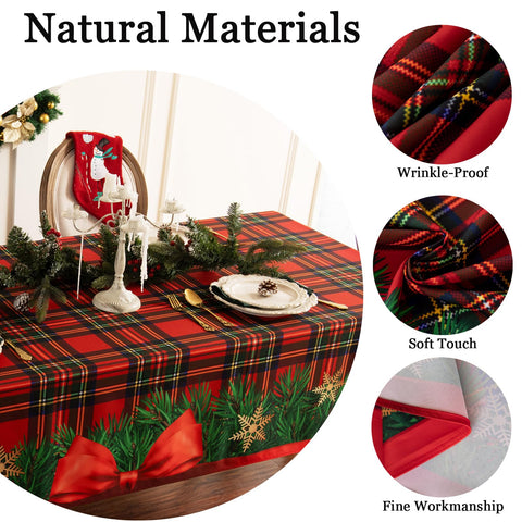 Mantel Joyfol Day tejido poliester duradero, perfecta proteccion para banquetes.