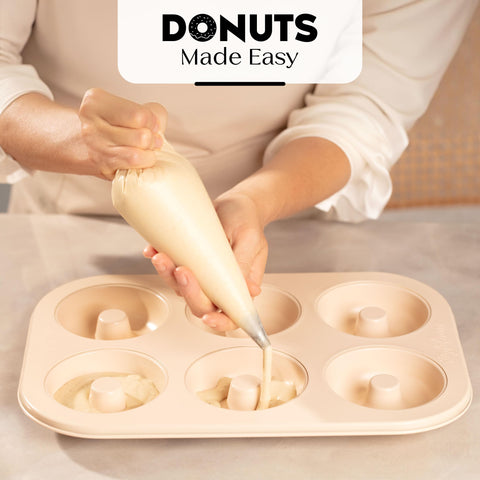 Joyfulware Donas Pan en acero de carbono, resistente para uso repetido