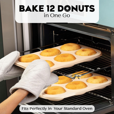 Joyfulware Donas Pan almacenamiento compacto cuando no se usa