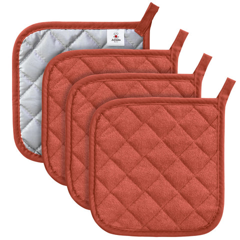 Joyhalo guantes para ollas con tejido de algodón y agarre seguro.